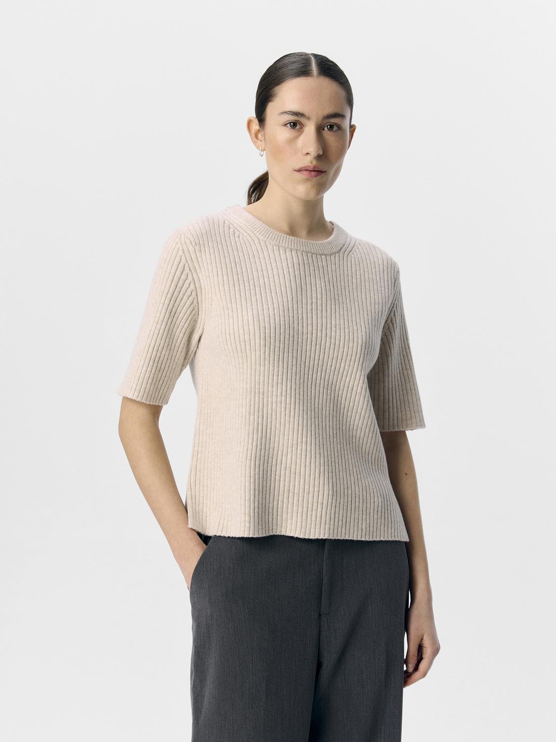 OBJELVA Pullover - Humus - VERO MODA & VILA Bergvik